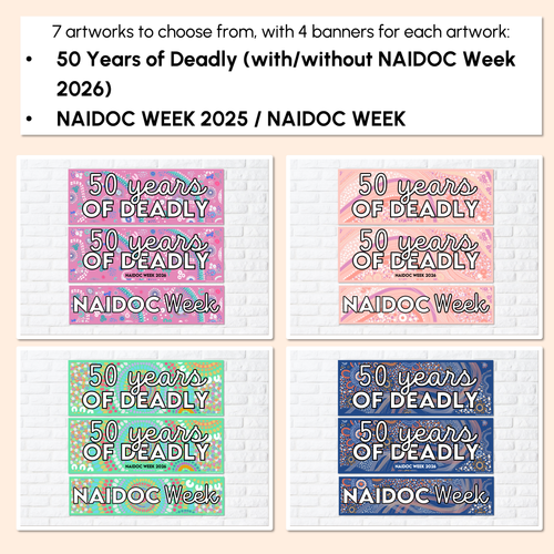 Resource preview 2 for NAIDOC WEEK 2026 Editable Headers - Muthi Tidda
