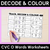 13 for Trace, Decode & Colour - CVC CVCC CCVC Words Decodable Worksheets Bundle