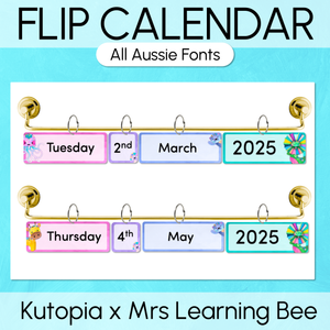 Classroom Flip Calendar - The Kutopia Collection