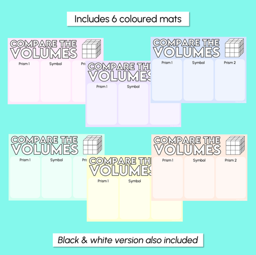 Resource preview 3 for Compare the Volumes Mats