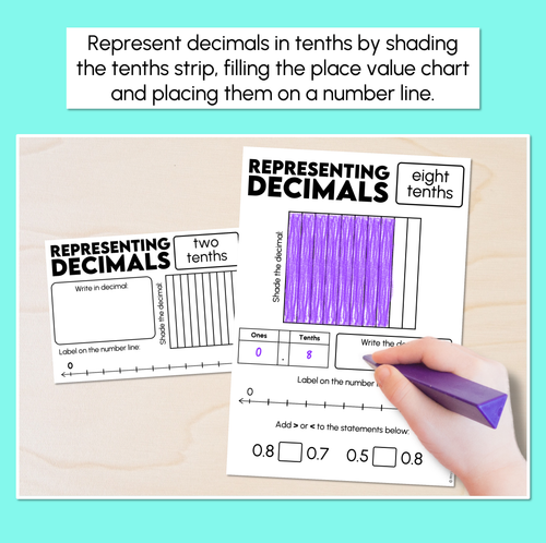 Resource preview 2 for Decimals: Tenths - Representing Decimals Mats