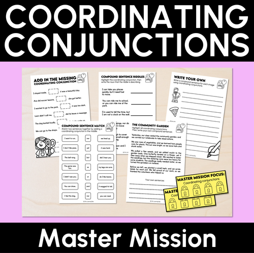 Resource preview 14 for Coordinating Conjunctions Bundle