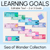 1 for Student Learning Goals - Editable Post-It Goal Mats - The Sea of Wonder Collection - Calming Classroom Decor