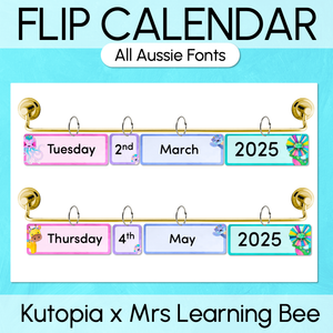 Classroom Flip Calendar - The Kutopia Collection