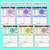 5 for Shopping Spree - Find the Total Cost - 2-Digit & 3-Digit Addition Worksheets