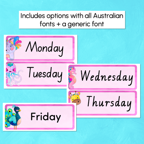 Resource preview 2 for Classroom Flip Calendar - The Kutopia Collection