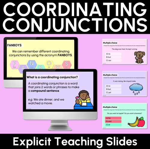 Resource preview 5 for Coordinating Conjunctions Bundle