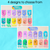 2 for Classroom Birthdays Display - The Kutopia Collection - Watercolour Rainbow Critters
