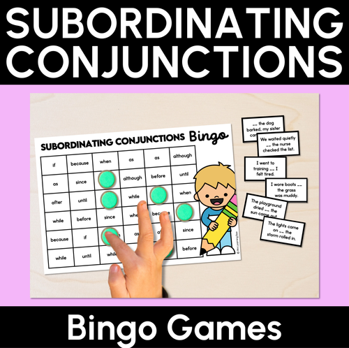 Resource preview 7 for Subordinating Conjunctions Bundle