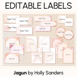 EDITABLE LABELS- The Jagun Collection