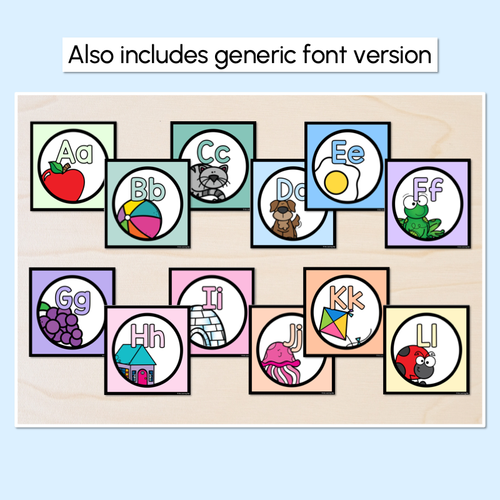 Resource preview 3 for MINI ALPHABET POSTERS - The Brentos Collection