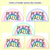 4 for PLACE VALUE POSTERS - The Kasey Rainbow Collection