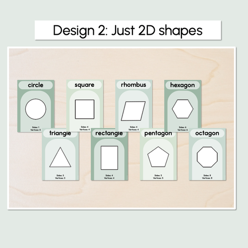 Resource preview 3 for 2D Shape Posters - The Eucalyptus Edit - Eucalyptus Classroom Decor