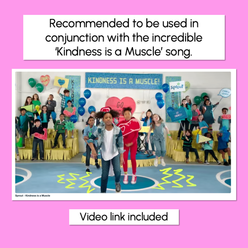 Resource preview 4 for Kindness is a Muscle Headings & Activity