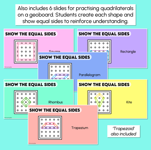 Resource preview 4 for Quadrilaterals - Digital Slides