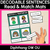 6 for Dipthongs Decodable Sentence Activities COMPLETE BUNDLE