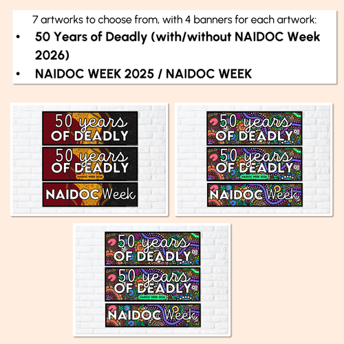 Resource preview 3 for NAIDOC WEEK 2026 Editable Headers - Muthi Tidda