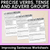 1 for Precise Verbs, Tense & Adverb Groups - Improving Sentences Worksheet