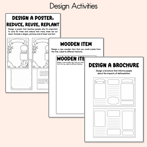 Resource preview 6 for Once I Was a Giant Printable Pack - Literacy, Maths, Book Crafts & Design Printables - Book Week 2026