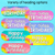 5 for Classroom Birthdays Display - The Kutopia Collection - Watercolour Rainbow Critters