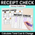 1 for Receipt Check - Calculate Total Cost & Change - Money Problems Activity