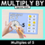 11 for Multiplication & Division Facts for 2, 4, 5 & 10 - Grade 3 & 4 Unit of Work