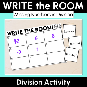 Write the Room - Missing Numbers in Division