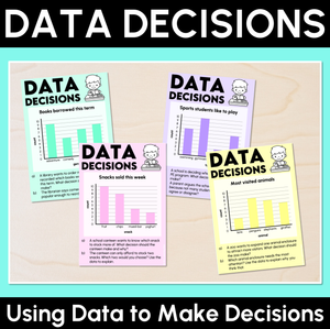 Using Data to Make Decisions - Task Cards