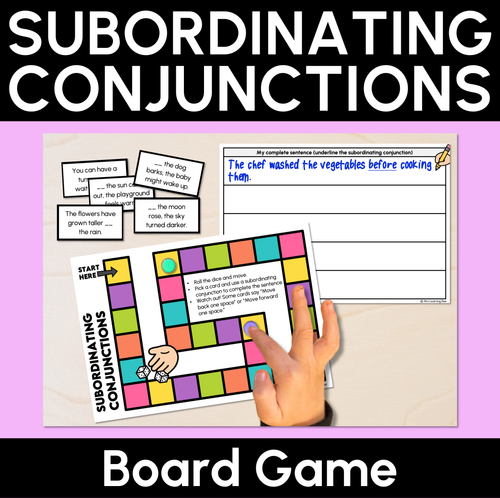 Resource preview 14 for Subordinating Conjunctions Bundle