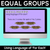 1 for Equal Groups - Using Language of 'For Each' - Digital Slides
