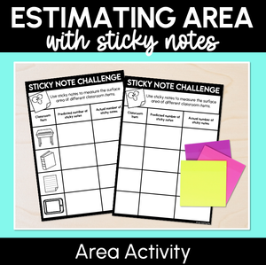 Estimating Area with Sticky Notes