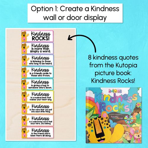 Resource preview 2 for Kutopia Kindness Quote Banners - Kindness Classroom Display