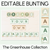 1 for Editable Bunting - The Greenhouse Collection - Natural Classroom Decor