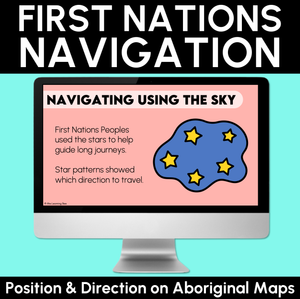 First Nations Navigation - Position & Direction on Aboriginal Maps - Digital Slides