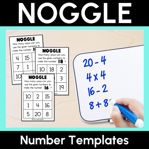Resource preview 1 for Noggle – Number Templates