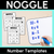 1 for Noggle – Number Templates