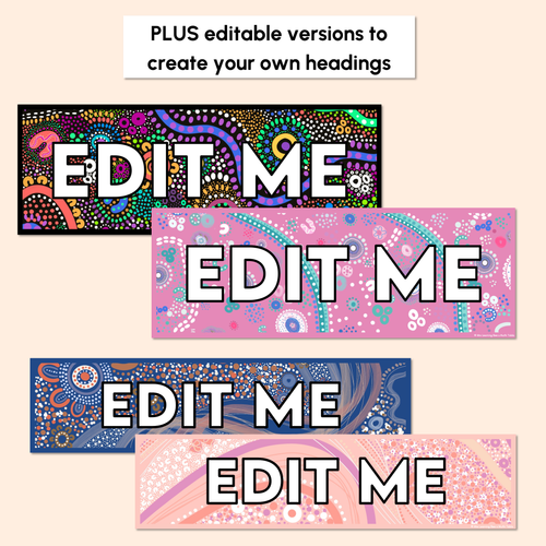 Resource preview 4 for NAIDOC WEEK 2026 Editable Headers - Muthi Tidda