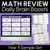 1 for Year 4 Maths Review - Daily Brain Boosts - Sample Set
