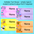 3 for Student Name Tags - Editable - The Kutopia Collection
