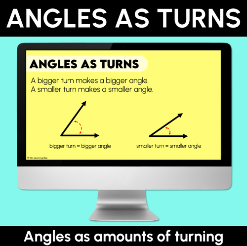 Resource preview 1 for Angles as Amounts of Turning - Angles as Turns - Digital Slides