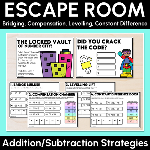 Resource preview 4 for Partitioning, Compensation, Levelling & Constant Difference - Grade 3 & 4 Unit of Work