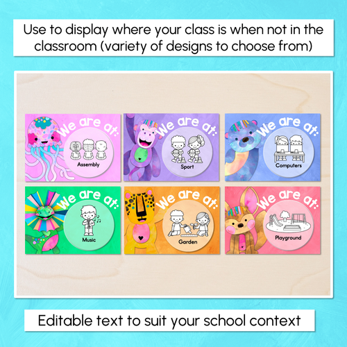 Resource preview 2 for Where Are We? Classroom Display  - The Kutopia Collection