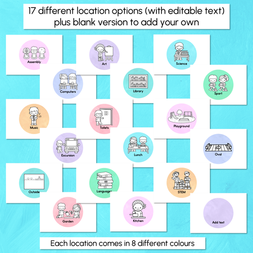 Resource preview 3 for Where Are We? Classroom Display  - The Kutopia Collection
