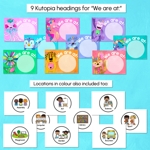 Resource preview 4 for Where Are We? Classroom Display  - The Kutopia Collection