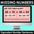 1 for Missing Numbers - Equivalent Number Sentences - Teaching Slides