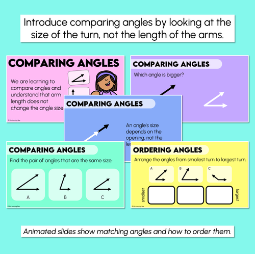 Resource preview 2 for Comparing Angles - Digital Slides