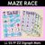 1 for Consonant Digraph LL SS FF ZZ Words Maze Race - LL SS FF ZZ Words Mats