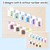 2 for NUMBER POSTERS 1-30 - The Brentos Collection - Pastel Rainbow