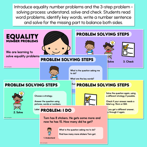 Resource preview 2 for Solving Equality Number Problems - Teaching Slides