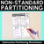 1 for Subtraction Partitioning - Non-standard Partitioning Worksheets